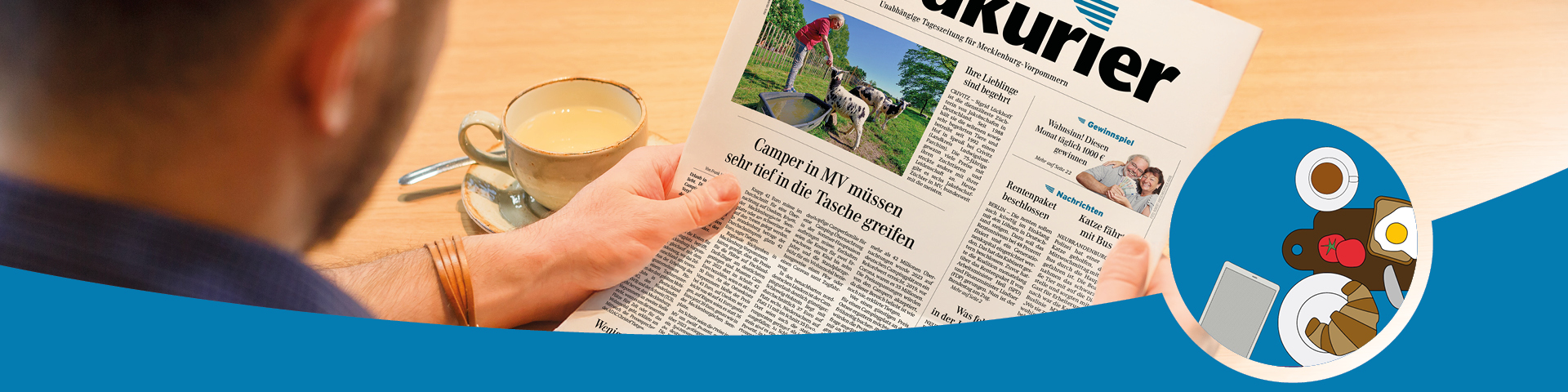 Nordkurier zum Frühstück