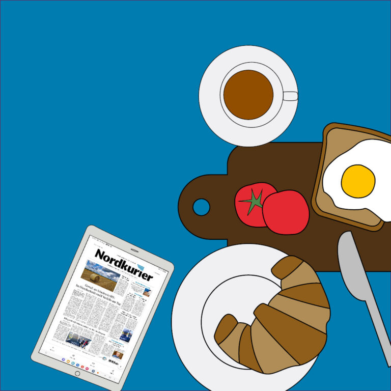 Newsletter Nordkurier zum Frühstück